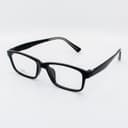 نظارة طبية مستطيلة سوداء - مصغرة 1