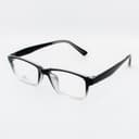 نظارة طبية مستطيلة أسود وشفاف متدرج - مصغرة 1