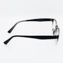 نظارة طبية مستطيلة أسود وشفاف متدرج - مصغرة 3