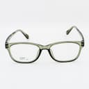 نظارة طبية مستطيلة خضراء شفافة - مصغرة 2