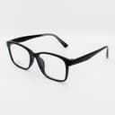 نظارة طبية مستطيلة سوداء - مصغرة 1